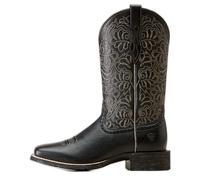 Bottes western en cuir femme Ariat Round Up Remuda Noir 38,5