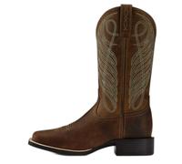 Bottes western en cuir femme Ariat Round Up WST Marron 36