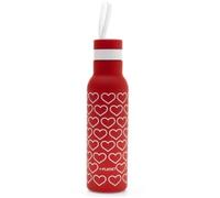 Bottiglia Termica In Acciaio 500ml Stampa Cuoricini Piu Forty Multicolore