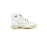 Bottillons - KICKERS - Kick Col - Cuir - Compensé - Blanc 36