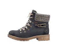 Bottine à Lacets - Rieker - Morbido - Bleu - Femme - Talon Plat 36