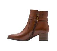 Bottine A Talon Cuir Tamaris - Cognac 36