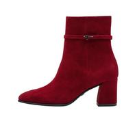 Bottine à Talon Cuir Tamaris - Rouge 38