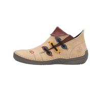 Bottine à Zip Rieker Kalpi - Beige - Femme - Haute - Plat - Cuir 37