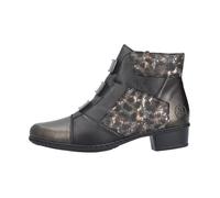 Bottine Cuir Rieker Australia - Noir Comb 37
