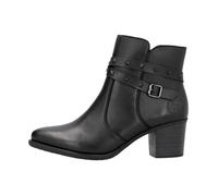 Bottine Cuir Rieker Turin - Noir - Femme - Zip - Talon Large 39