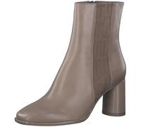 Bottine Cuir - Tamaris - Talon Bloc - Fermeture à Zip - Femme - Beige 40