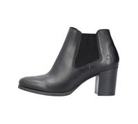 Bottine en cuir Rieker Minato - Noir - Femme - Talon large - Fermeture élastique 38