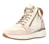 Bottine en cuir Sella - Pikolinos - Blanc - Femme - Talon compensé - Semelle extra légère 39