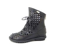 Bottine Femme - D' été - LAURA VITA - Cuir Noir - Zip 39