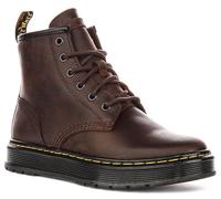 Bottine Femme En Cuir Lusso À Lacets Dr Martens Chocolat Foncé EU 36-42