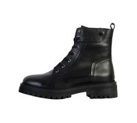 Bottine Femme - GEOX - Iridea - Cuir Noir - Fermeture Lacets/Zip - Talon Large 38
