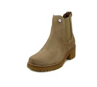 Bottine Femme - PITILLOS - Daim Beige - Zip et élastique 35