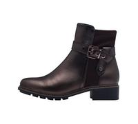 Bottine Femme - Tamaris - Cuir - Mocca Metal - Talon Plat - Hauteur Moyenne 39