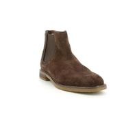 Bottine homme en daim-nubuck marron - Clark 162806 - fermeture élastique 43