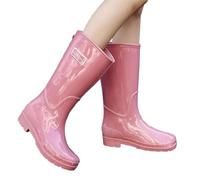 Bottine Pluie Chaussures Bottes Caoutchouc Femme Botte Jardin Extérieure Jardinage Courtes Wellington Rain Boots L'extérieur Imperméables Avec tige moyenne Application dans l'agriculture