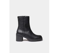 Bottine pour femme en cuir avec plateforme et talon large | PIANI-PO 41
