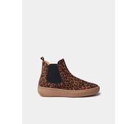 Bottine pour femme en cuir nubuck avec élastiques latéraux | SERRA 39