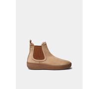 Bottine pour femme et cuir nubuck avec élastiques latéraux | SERRA 36