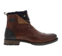 Bottine - REDSKINS - Yedos - Cuir - Brandy/Marine - Confort exceptionnel - Lacets/Zip 41