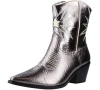 Bottine Western LA STRADA - Argent - Femme - Talon Entonnoir 6cm 36