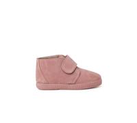 Bottines À Brides Larges Adhérentes En Fourrure Rose 22