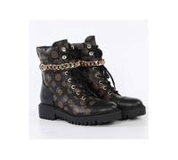Bottines à lacets dame Guess Odyssa marron à logo.-37 35