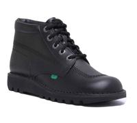Bottines à lacets en cuir noir Kick Hi - Kickers - Mixte - Taille 47 47