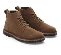 Bottines à lacets en cuir pour femme BIRKENSTOCK UPPSALA MID 1030221 marron foncé 38