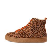 Tamaris Bottines plates en dentelle pour femme 1-25203-45 - Léopard - Taille 39 EU, léopard, 39 EU