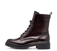 Tamaris Bottines plates en dentelle 1-25236-43 Merlot Patent Femme 38 EU