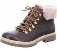Bottines à lacets pour femmes en marron