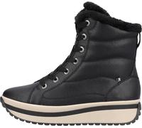 Bottines à lacets Rieker Revolution pour femmes, noires, avec fermeture éclair latérale 36