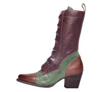 Bottines à talon bloc à lacets pour femme | loisirs, talon bloc, lacets, tige moyenne, ajustement confortable, robuste, polyvalent, style rétro