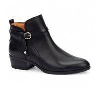 Bottines À Talon Moyen Confort En Cuir Noir Pikolinos Daroca Pour Femmes