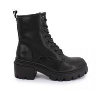 Bottines à talons crantés lacet zip Femme - DOCKERS BY GERLI - Noir - Synthétique 41