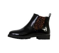 Bottines à Zip The Divine Factory - Noir/Léopard 38