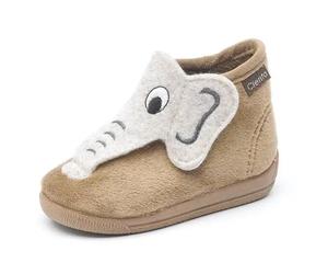 Bottines bébé Cienta scratch Elefante Grenoble Marron 24
