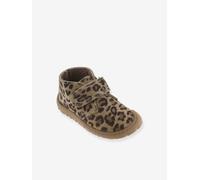 Bottines Bosco Barefoot cuir à scratch marron 20