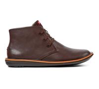 Bottines Camper - Modèle 36530 Beetle - Cuir - Lacets - Talon 2 cm - Couleur Dark Brown 060 et Blanc 40
