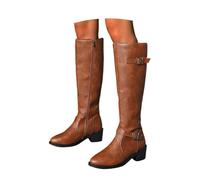 Bottines Chelsea 2026 pour femme, mode d'hiver, en cuir solide, fermeture éclair latérale, tempérament mi-mollet, confortables, jaune, 37 EU