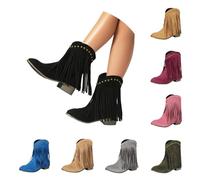 Bottines Chelsea élégantes et confortables pour femme - Avec talon - Élégantes et confortables - Pour l'automne - Élégantes et confortables - Pour l'hiver, Noir 01, 40 EU