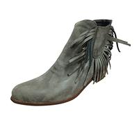 Bottines Chelsea Élégantes pour Femme Frange Botte de Combat Bottes de Cowboy Vintage Pas Cher Botte Vintage Marche Chaussures Occidentales Classiques Western Chelsea Bottes Femme Confortable