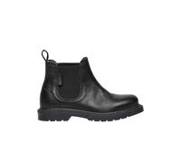 Naturino Bottines Chelsea en cuir de veau, Noir 28
