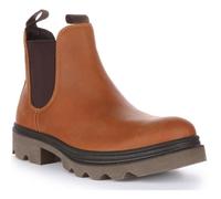 Bottines Chelsea en cuir pour hommes Ecco Grainer - Brun - A élastique - Moyenne - ECCO FLUIDFORM 44