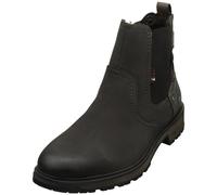 Bottines Chelsea Mustang Homme Noir Charbon à Zip Latéral Bas - 42 EU
