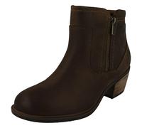 Bottines Cheville Imperméables Clarks Neva Zip WP Femme Taupe Marron