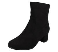 Bottines Cheville Spot On Large Fit Avec Fermeture Éclair F5R1086