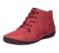 Bottines Chukka Femme - Josef Seibel - Fergey 86 - Cuir Rouge - Talon Plat 2cm 38