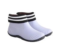Bottines compensées foncées - Chaussures de pluie - En coton - Amovible - Extérieur plat antidérapant - Multifonctionnel - Chaussures de pluie dans les tubes d'eau, gris, 38 EU